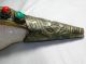 Acoin Old Tibet Sea Shell Religious Charm Tool 130mm Long Vr Vf Tibet photo 9