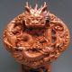 The China Yangzhou Woodcarving Chinese Dragon Ruyi Ornaments Plates photo 4