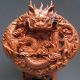 The China Yangzhou Woodcarving Chinese Dragon Ruyi Ornaments Plates photo 5