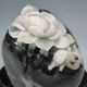 100% Natural Dushan Jade Hand - Carved Statues - - - Lotus&goldfish Nr/pc1971 Other photo 1