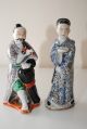 Two Early 20thc Chinese Antique Porcelain Famille Rose Figurine Other photo 8