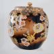 Antique Japanese Hand Painted Enamel Porcelain Covered Jar C:19th Century Other photo 3