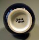Very Fine Japan Japanese Blue & White Pottery Signed Arita Floral Vase 20th C. Vases photo 4