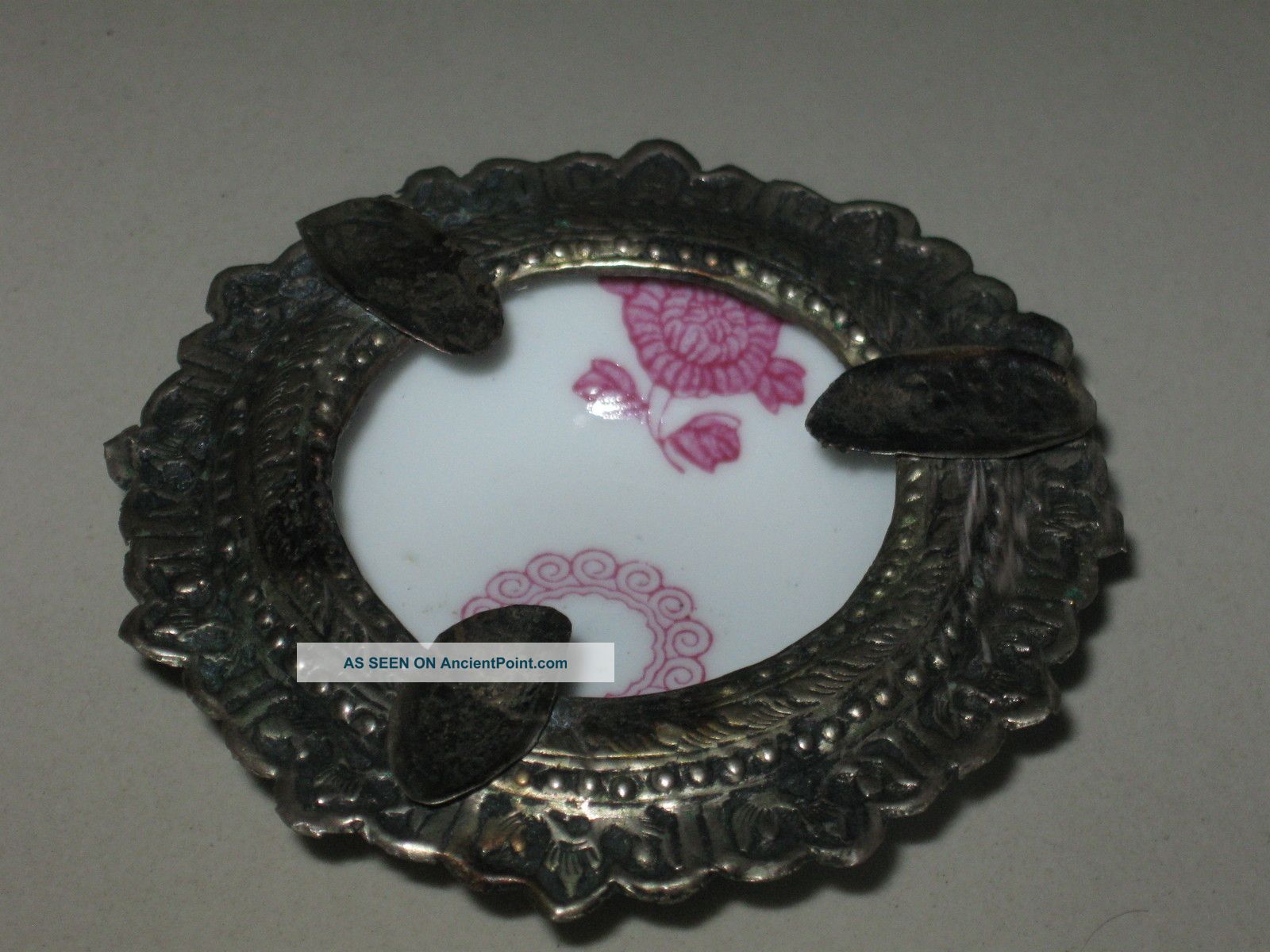 Chinese Porcelain Ashtray Marked Made In Liling China Bowls photo