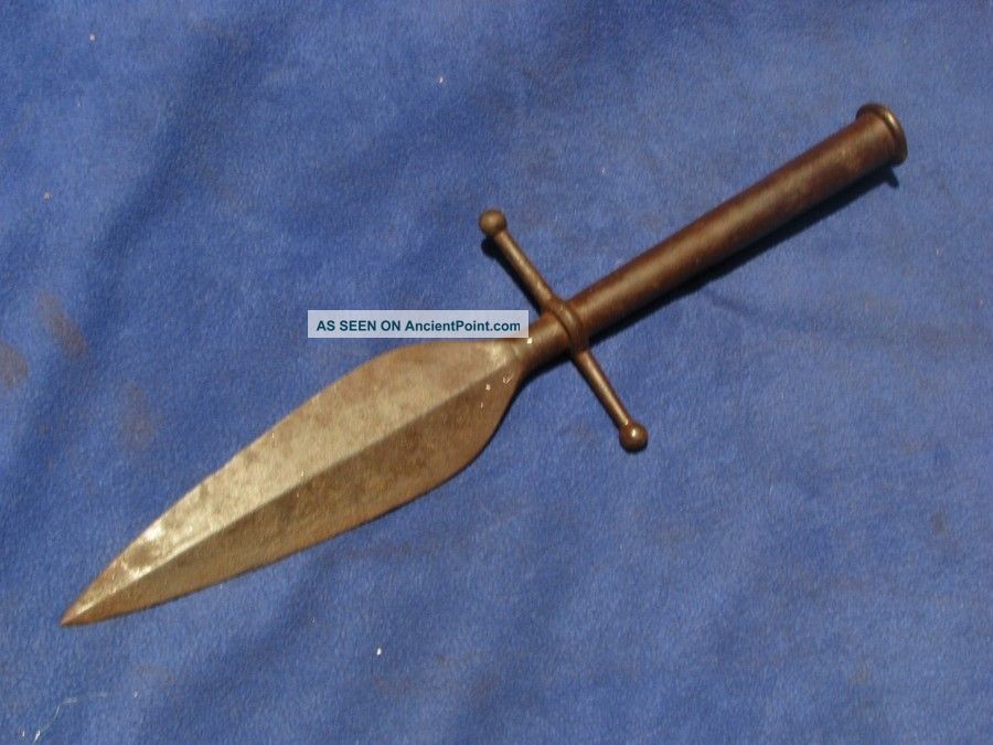 Antique 18th Century Indian Spear,  No Sword India photo