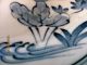 Large Japanese Blue Print Porcelain Seto Bowl Bowls photo 11