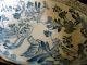 Large Japanese Blue Print Porcelain Seto Bowl Bowls photo 1