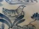 Large Japanese Blue Print Porcelain Seto Bowl Bowls photo 5