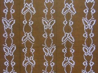 Is346 Japanese Ise Katagami Kimono Stencil Pattern Print Butterfly 