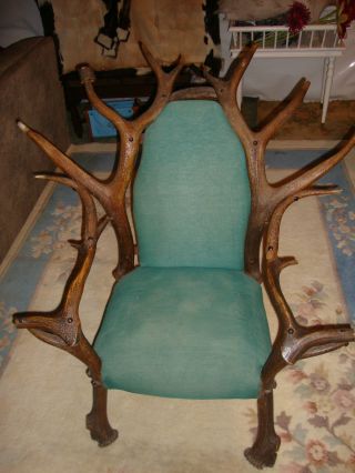 1890 ' S Elk Horn Chair photo
