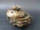 Tibet Brass Carved Hollowed - Out Lotus Flower Incense Burner Censer Pl687 Incense Burners photo 1