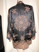 Pre 1940 Chinese Silk Jacket,  Heavily Embroidered Continuous Stitch Gold Thread Robes & Textiles photo 1