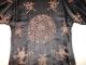 Pre 1940 Chinese Silk Jacket,  Heavily Embroidered Continuous Stitch Gold Thread Robes & Textiles photo 6