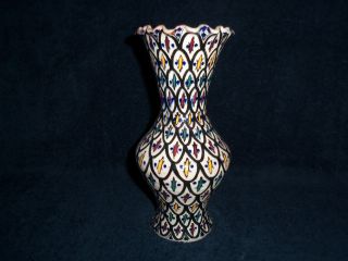 Anitquie Moroccan Safi Vase Early 1900 ' S photo