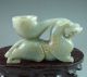 Chinese Hetian Jade Carvd Beast Carving Other photo 2