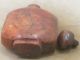 Hand - Caved Brown Jade Stone Chinese Carved Antique Snuff Bottle A - 8270 Snuff Bottles photo 3