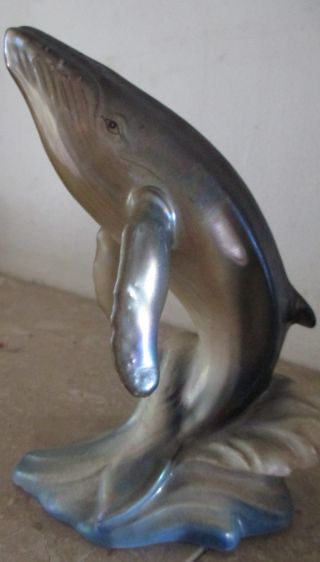 One Of A Kind Norcrest Vintage Japan Crafted Whale Pearlescent Finish photo