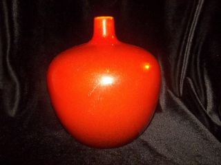 Interesting Vintage Ox Blood Type / Style? Bottle Chinese Vase photo