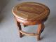 Chinese Rosewood Oval Stool Chairs photo 1