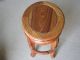Chinese Rosewood Oval Stool Chairs photo 2
