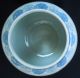 Vintage Covered Ginger Jar Blue White Chinese No Export Marks Delicate Flora Pots photo 3