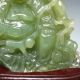 1930g 100% Natural Xiu Jade Hand - Carved Statue - - Buddha & Peony Nr/pc1958 Other photo 4