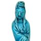 Antique / Vintage Chinese Turquoise Kwan - Yin / Kuan - Yin Statue Figure Sculpture Kwan-yin photo 1