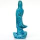 Antique / Vintage Chinese Turquoise Kwan - Yin / Kuan - Yin Statue Figure Sculpture Kwan-yin photo 3