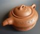 Antique Chinese Yixing Teapot Signed Marked With Calligraphy Teapots photo 3