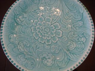 Dynasty Green Glazed Plate photo