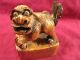 Vintage Antique Wood / Stone Chinese Chop Seal Animal Figure No Res Seals photo 1
