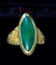 Regal And Stunning Antique 24k Gold And Jade / Jadeite Ring Rings photo 6