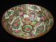 19th C.  Chinese Rose Enameled Porcelain Bowl Plates photo 1