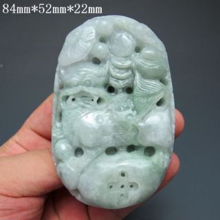 100% Natural Jadeite A Jade Hand - Cared Statue (with Auth Certificate) Nr/nc1320 photo