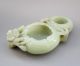 18th C.  Chinese Hetian Jade Carved Plum Flower Brush Washer Nr Other photo 3