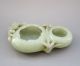 18th C.  Chinese Hetian Jade Carved Plum Flower Brush Washer Nr Other photo 4