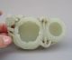 18th C.  Chinese Hetian Jade Carved Plum Flower Brush Washer Nr Other photo 5