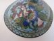 Antique Cloisonne Oval Scholars Box With Lid And Wax Seal Bowls photo 6