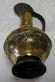 Antique Middle East Jerusalem Brass Pitcher For Wine - Middle Eastern Art Middle East photo 1