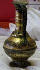 Antique Middle East Jerusalem Brass Pitcher For Wine - Middle Eastern Art Middle East photo 2