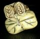 Antique Netsuke Authentic Ivory Faux Man With Turtle Approx.  2 