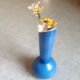 Japan Japanese Mini Miniature Tiny Delicate Old Painted Blue 40 ' S 50 ' S Vases photo 1