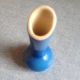 Japan Japanese Mini Miniature Tiny Delicate Old Painted Blue 40 ' S 50 ' S Vases photo 2