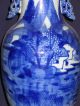 Chinese Antique Cobalt Blue Vase,  Figure Decoration Vases photo 5