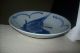Vintage Cobalt Blue Hand Painted Oriental Coi/carp Fish Bowl Bowls photo 5