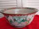19th C Chinese Ching Dynasty Famille Rose Porcelain Bowl With Kang Xi Mark Plates photo 1