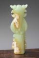 Ancient China Old Hetian Jade Hand - Carved Statue (ancient Lady) 3.  2inch Other photo 1