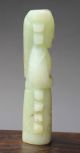 Ancient China Old Hetian Jade Hand - Carved Statue (ancient Lady) 3.  2inch Other photo 4