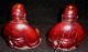 Japanese Hand Carved Wooden Buddha Statues - Matched Pair - Statues photo 2