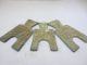 Collection Bronze Chinese Delicate Ancient Carving Uniquepant Shape Coin - Ic Other photo 3